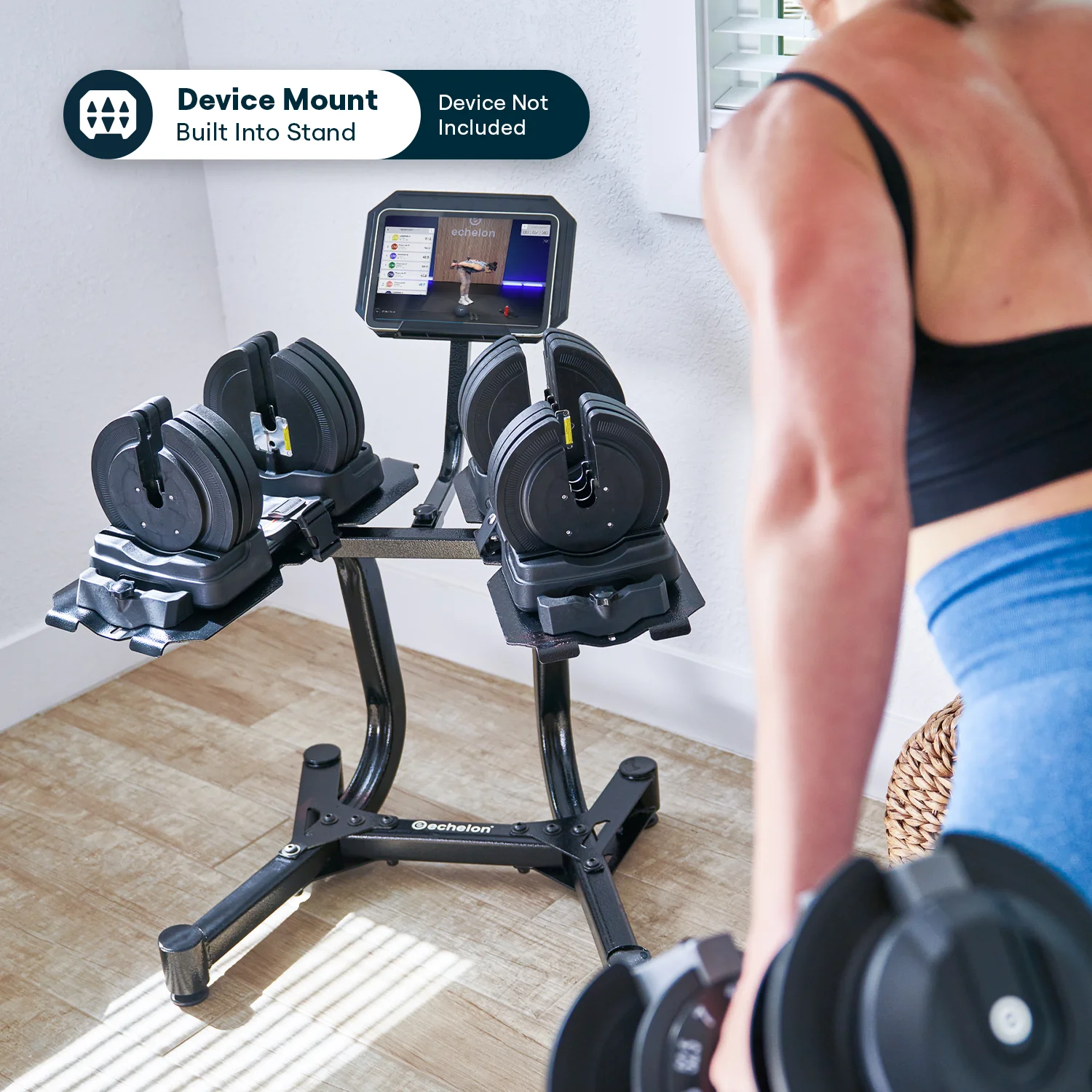 Echelon Stand - Strength Adjustable Dumbbell Stand - Image 3
