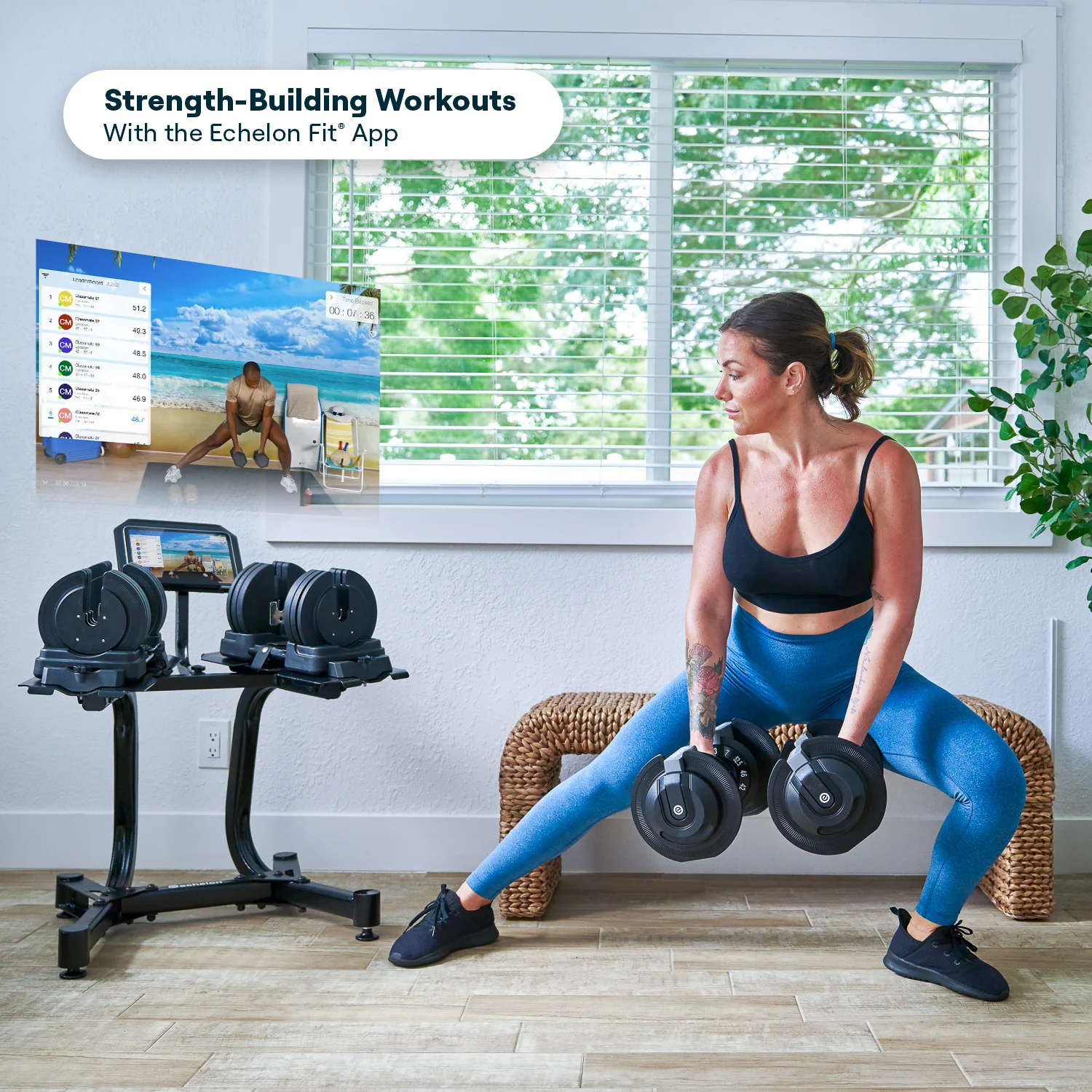 Echelon Stand - Strength Adjustable Dumbbell Stand - Image 4