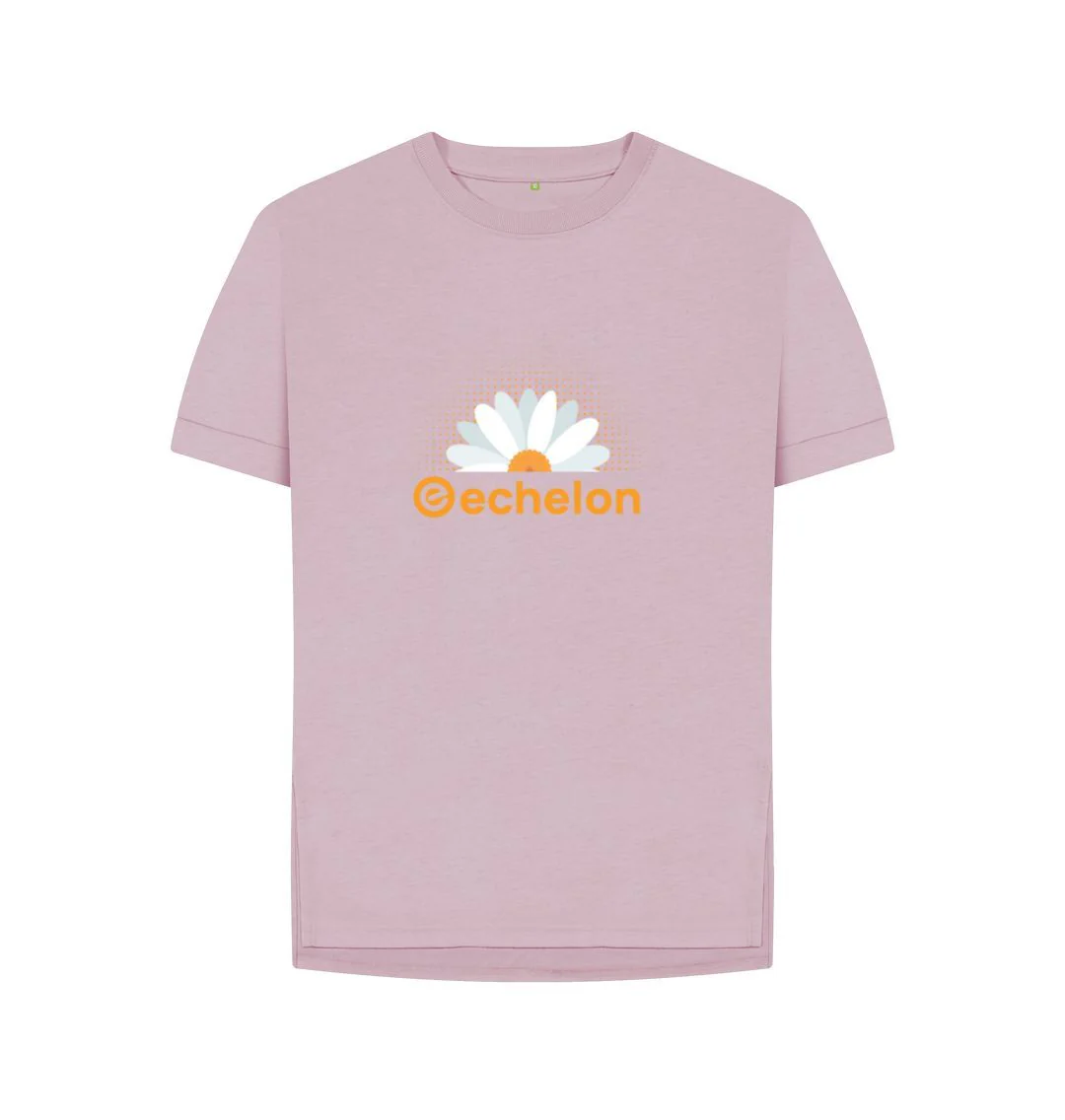 Women's 100% Organic Cotton Daisy Relaxed Fit Tee - Image 2