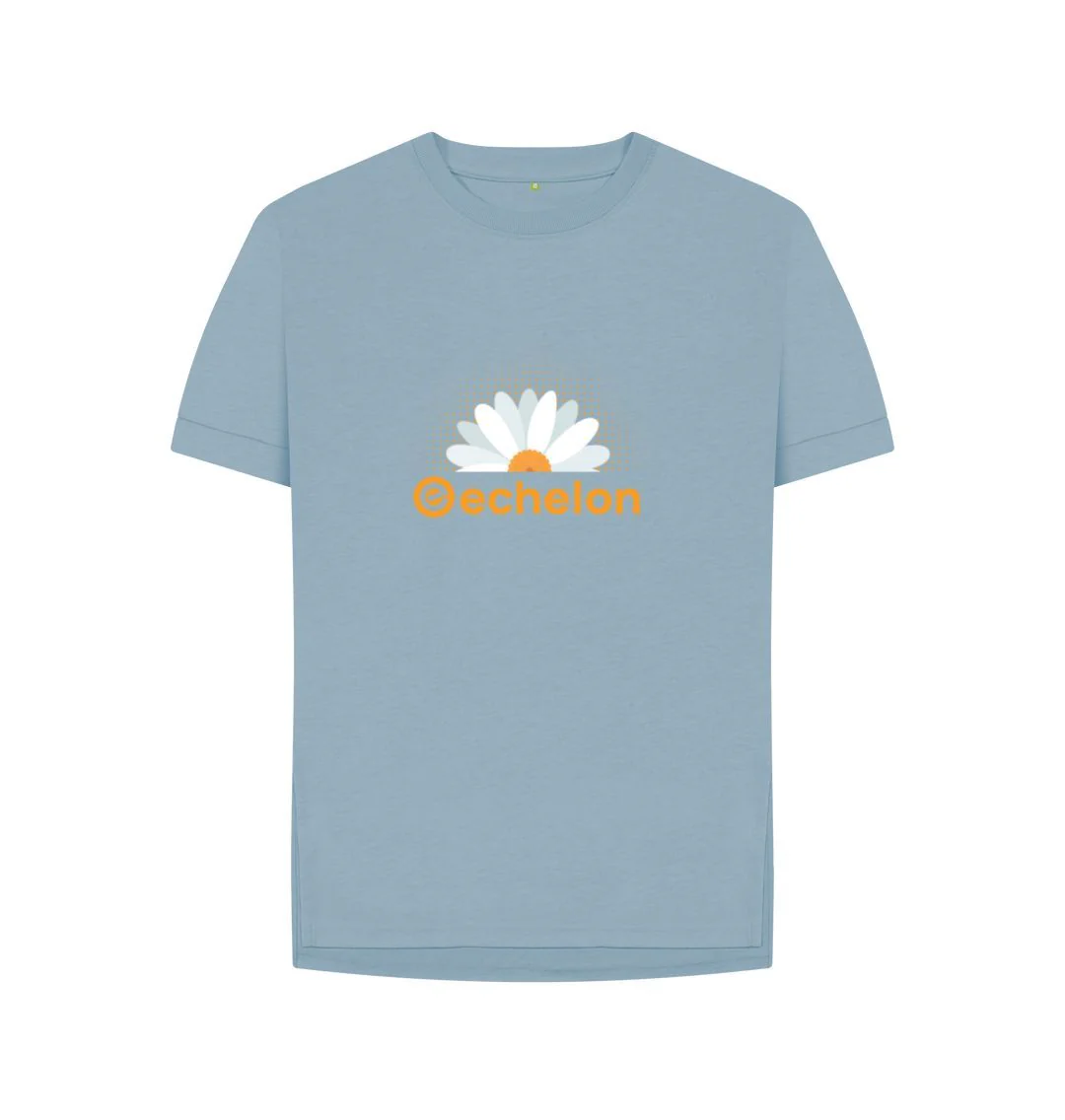 Women's 100% Organic Cotton Daisy Relaxed Fit Tee - Image 9